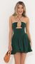 Picture Amy Corset Flare Dress in Green. Source: https://media.lucyinthesky.com/data/May22_2/50x90/1V9A5276.JPG