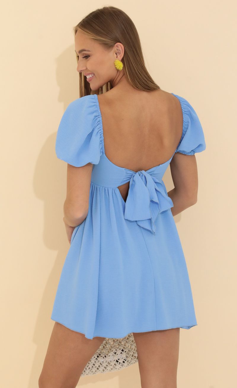 Picture Dalilah Baby Doll Dress in Blue. Source: https://media.lucyinthesky.com/data/May22_2/800xAUTO/1V9A8548.JPG