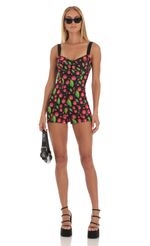 Picture Rada Hook and Eye Romper in Multi Kiss Print. Source: https://media.lucyinthesky.com/data/May23/150xAUTO/1a582fc2-bcd2-421b-97bd-4cc2164f0b5a.jpg