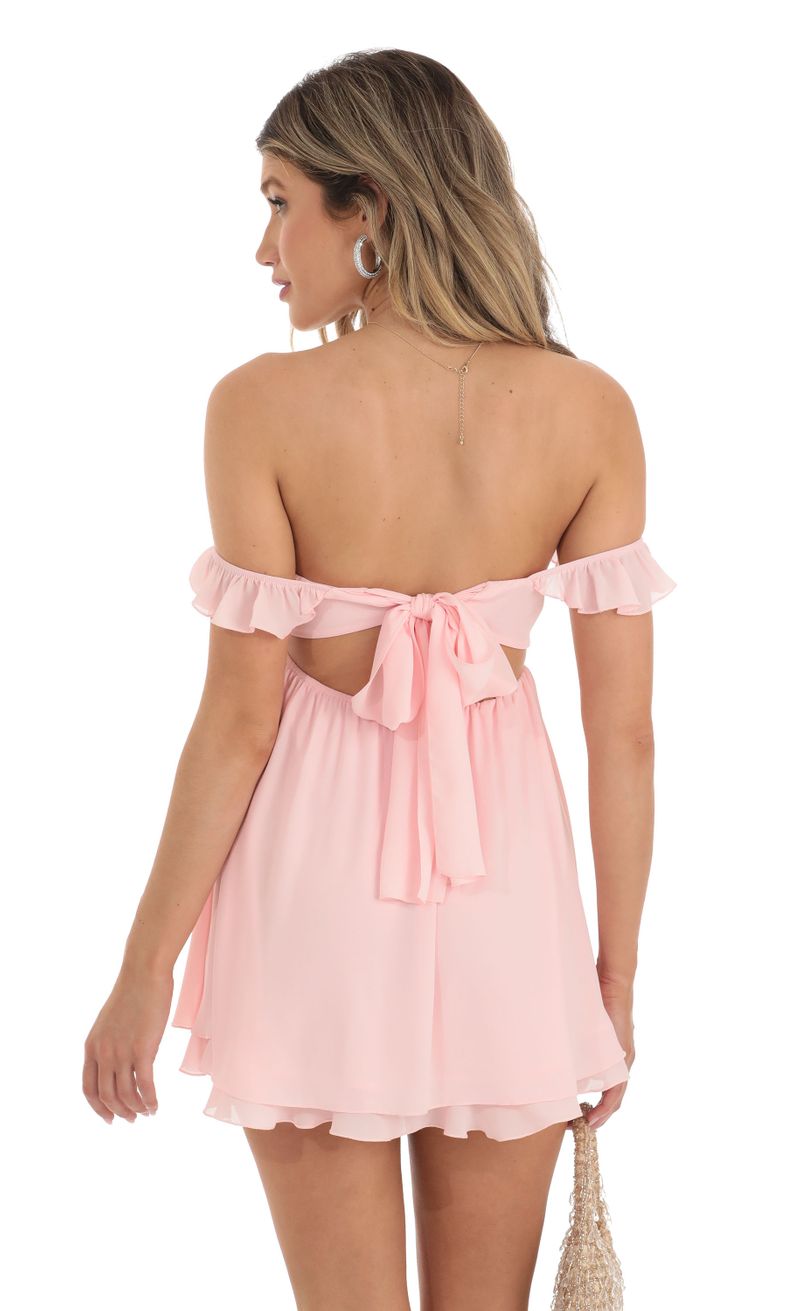 Off the 2024 shoulder babydoll dress