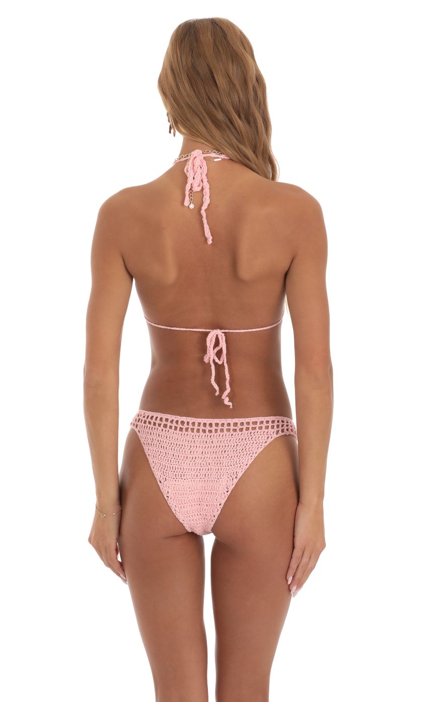 Picture Anza Crochet Three Piece Set in Pink. Source: https://media.lucyinthesky.com/data/May23/850xAUTO/10fa8088-cc75-4762-b77c-337340d3d267.jpg