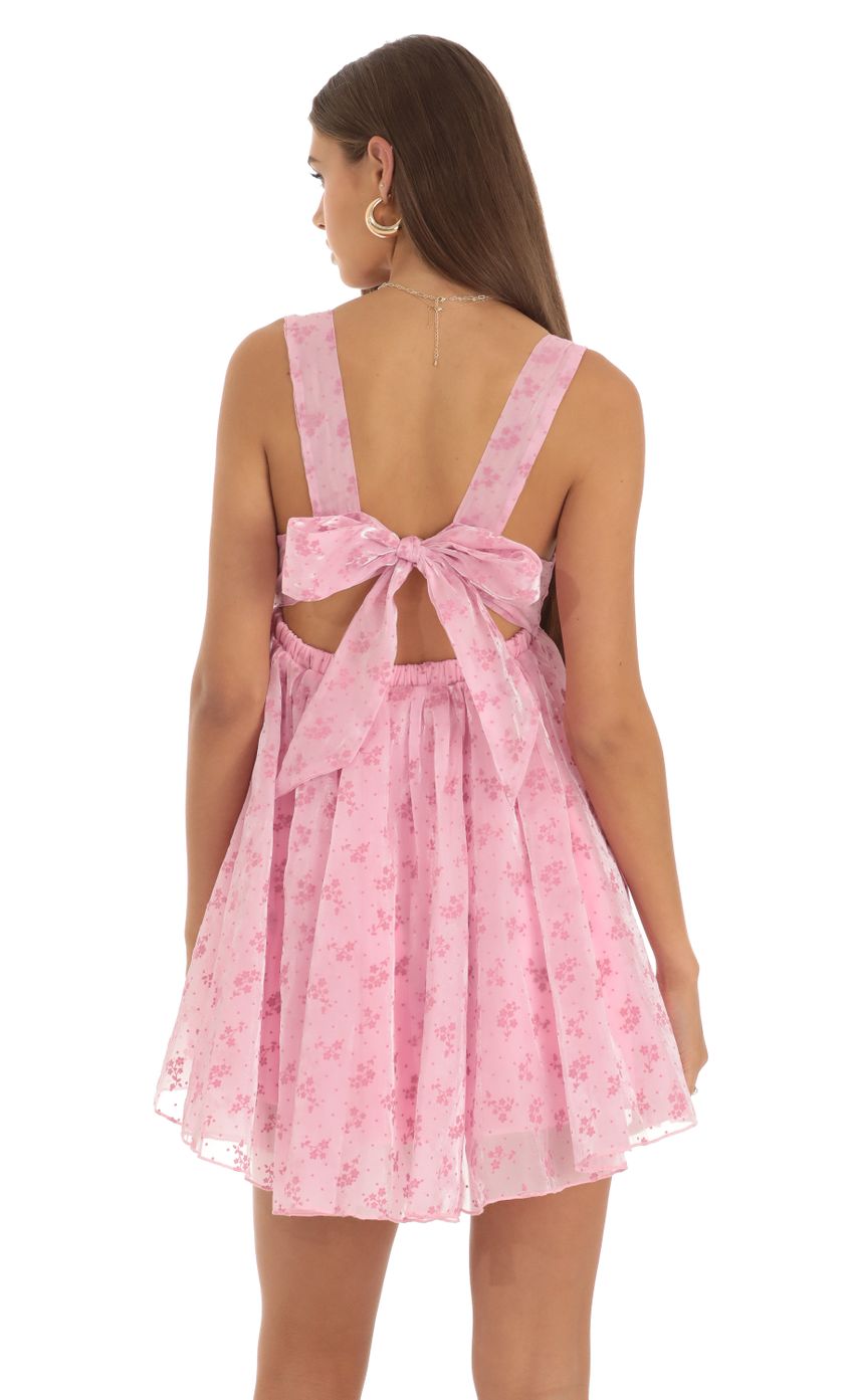 Picture Jennifer Floral Baby Doll Dress in Pink. Source: https://media.lucyinthesky.com/data/May23/850xAUTO/153f29db-9fae-4ec2-9bb5-6cd9d4f1d37c.jpg
