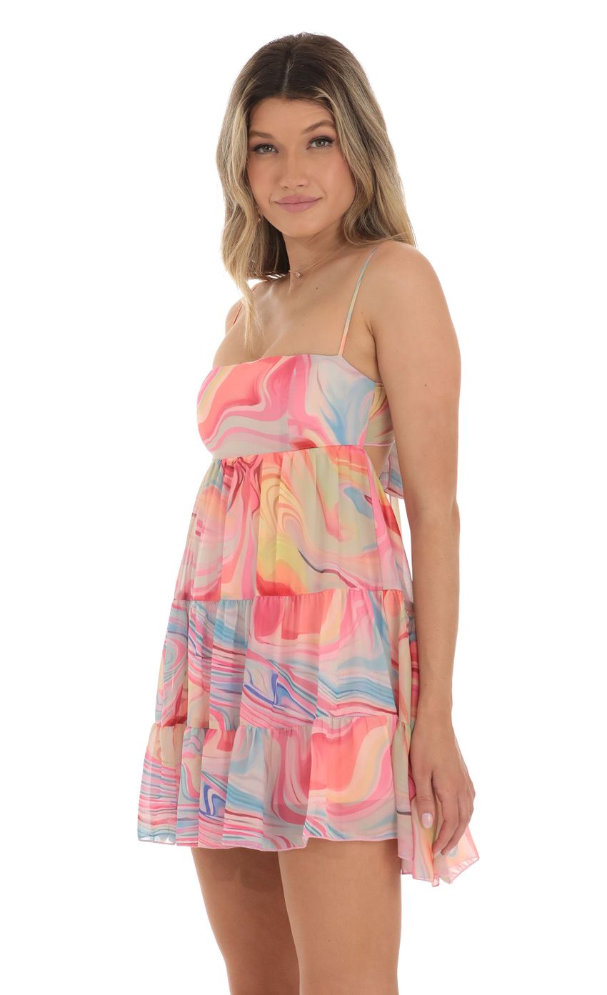 Picture Cindy Dress with Swirl Print. Source: https://media.lucyinthesky.com/data/May23/850xAUTO/c9957a35-cc7a-4b3e-872d-6a15226eef1f.jpg