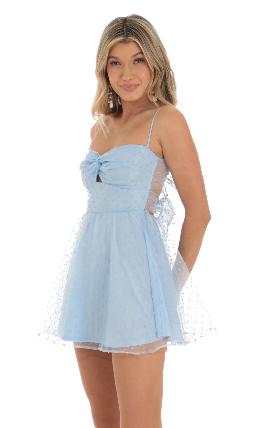 Picture Micah Dotted Dress in Sky Blue. Source: https://media.lucyinthesky.com/data/May23/850xAUTO/dcdacb63-68c0-4249-9b6b-790b5583459e.jpg