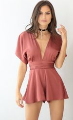 Picture Feeling The Night Romper In Coral. Source: https://media.lucyinthesky.com/data/Nov17_1/150xAUTO/0Y5A5785SS.JPG