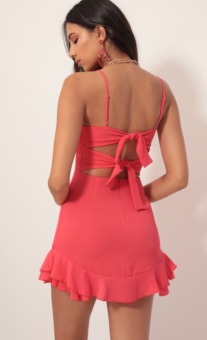 lucy in the sky red dresses