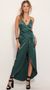 Picture Joelle Pleated Satin Maxi Dress in Hunter Green. Source: https://media.lucyinthesky.com/data/Nov19_1/50x90/781A7404.JPG
