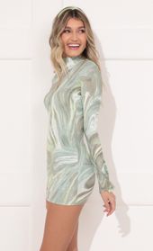 Picture thumb Trixie Long Sleeve Mock Neck Dress in Mint Swirl. Source: https://media.lucyinthesky.com/data/Nov21_1/170xAUTO/1V9A0088.JPG
