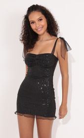 Picture thumb Bailee Sequin Dress in Black. Source: https://media.lucyinthesky.com/data/Nov21_1/170xAUTO/1V9A8178.JPG