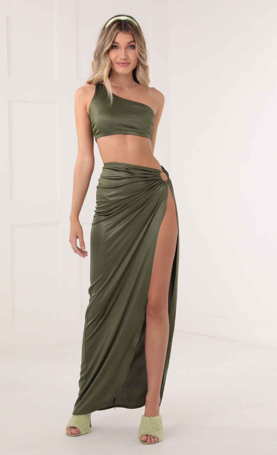 Chrishell Two Piece Set in Green