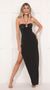 Picture Milly Halter Maxi Dress in Black. Source: https://media.lucyinthesky.com/data/Nov21_1/50x90/1V9A6693.JPG
