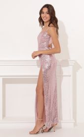 Picture thumb Gala Sequin Luxe Maxi in Pink. Source: https://media.lucyinthesky.com/data/Nov21_2/170xAUTO/1V9A3208.JPG