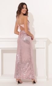 Picture thumb Gala Sequin Luxe Maxi in Pink. Source: https://media.lucyinthesky.com/data/Nov21_2/170xAUTO/1V9A3310.JPG