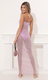 Picture thumb Gelsea Sheer Maxi Dress in Purple Shimmer. Source: https://media.lucyinthesky.com/data/Nov21_2/170xAUTO/1V9A3983.JPG