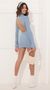 Picture Trixie Long Sleeve Mock Neck Dress in Blue Shimmer. Source: https://media.lucyinthesky.com/data/Nov21_2/50x90/1V9A0312.JPG