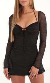 Picture thumb Winonah Glitter Mesh Long Sleeve Dress in Black. Source: https://media.lucyinthesky.com/data/Nov22/170xAUTO/2673c61d-22a4-4f2c-bdf6-3ba47d909043.jpg