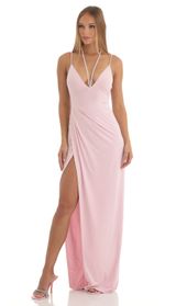 Picture thumb Shilea Rhinestone Maxi Dress in Pink. Source: https://media.lucyinthesky.com/data/Nov22/170xAUTO/270fcc08-3826-49d6-89a1-ec48362444a2.jpg