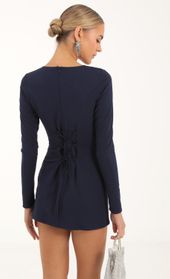 Picture thumb Claudette Rhinestone Cinched Bodycon Dress in Navy. Source: https://media.lucyinthesky.com/data/Nov22/170xAUTO/44a2fba3-4c88-4be7-8e7e-281ffab842e4.jpg