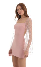 Picture thumb Korra Sequin Flare Sleeve Dress in Pink. Source: https://media.lucyinthesky.com/data/Nov22/170xAUTO/6d7bb84e-4f19-43f0-af45-d60e46b30d57.jpg