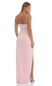 Picture thumb Shilea Rhinestone Maxi Dress in Pink. Source: https://media.lucyinthesky.com/data/Nov22/170xAUTO/74c4880d-d3c1-44a6-adfe-a96ed602df55.jpg