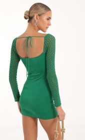 Picture thumb Giulia Glitter Diamond Long Sleeve Dress in Green. Source: https://media.lucyinthesky.com/data/Nov22/170xAUTO/87d8e5ff-ad83-432e-afbc-00c6725ba104.jpg