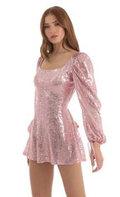 Picture thumb Betty Sequin A-Line Dress in Pink. Source: https://media.lucyinthesky.com/data/Nov22/170xAUTO/90f14c02-287e-4b42-aaa8-b19d044b933e.jpg