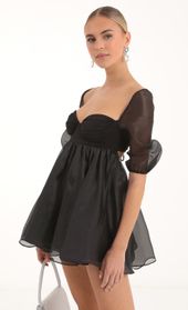 Picture thumb Kimber Organza Baby Doll Dress in Black. Source: https://media.lucyinthesky.com/data/Nov22/170xAUTO/9a8a6bb1-b164-4e4a-bcb5-c1d071b01336.jpg