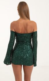 Picture thumb Della Sequin Long Sleeve Bodycon Dress in Green. Source: https://media.lucyinthesky.com/data/Nov22/170xAUTO/9d9ba35f-b5a4-475a-93ae-c535bc8cf8eb.jpg