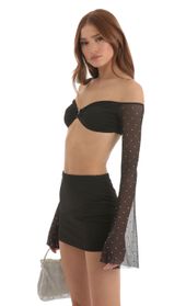 Picture thumb Salem Rhinestone Sleeve Two Piece Skirt Set in Black. Source: https://media.lucyinthesky.com/data/Nov22/170xAUTO/b697aa71-b63e-44a1-b075-09d29c6fb072.jpg