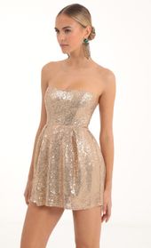 Picture thumb Star Sequin Corset Dress in Gold. Source: https://media.lucyinthesky.com/data/Nov22/170xAUTO/d51c43d0-fa1d-4df3-b0cd-b7a3425370c0.jpg