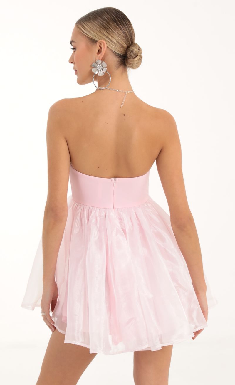 Picture Paloma Corset Baby Doll Dress in Pink. Source: https://media.lucyinthesky.com/data/Nov22/800xAUTO/88f63991-b8e5-45cd-ba74-39f911e42375.jpg