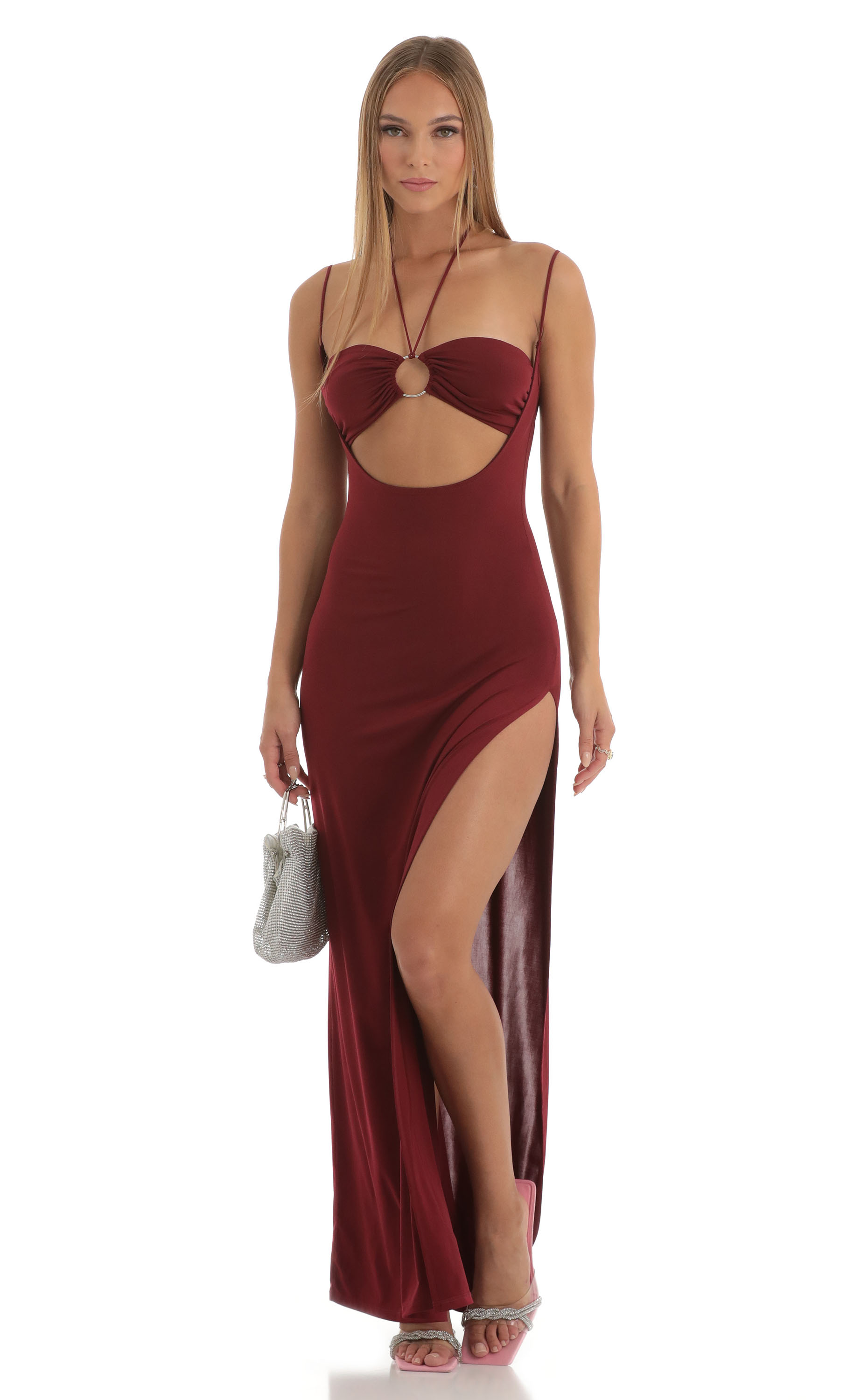 Anikka Maxi Dress in Red