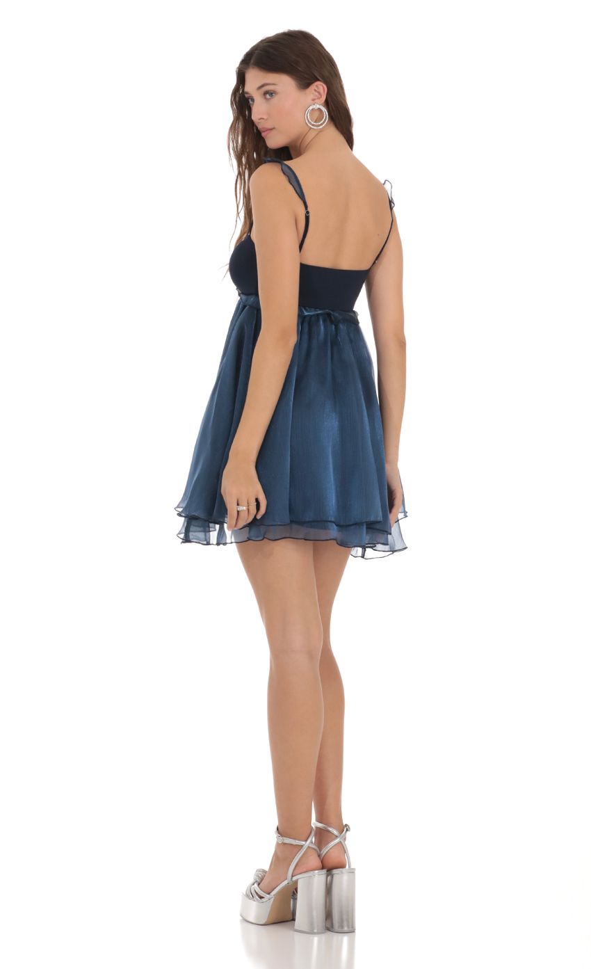 Picture Front Tie Flare Babydoll Dress Navy. Source: https://media.lucyinthesky.com/data/Nov23/850xAUTO/8dbce3a0-9ef7-4ab3-a11d-1e9673137f89.jpg