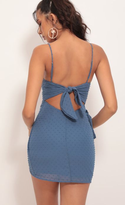 double tie wrap dress lucy in the sky