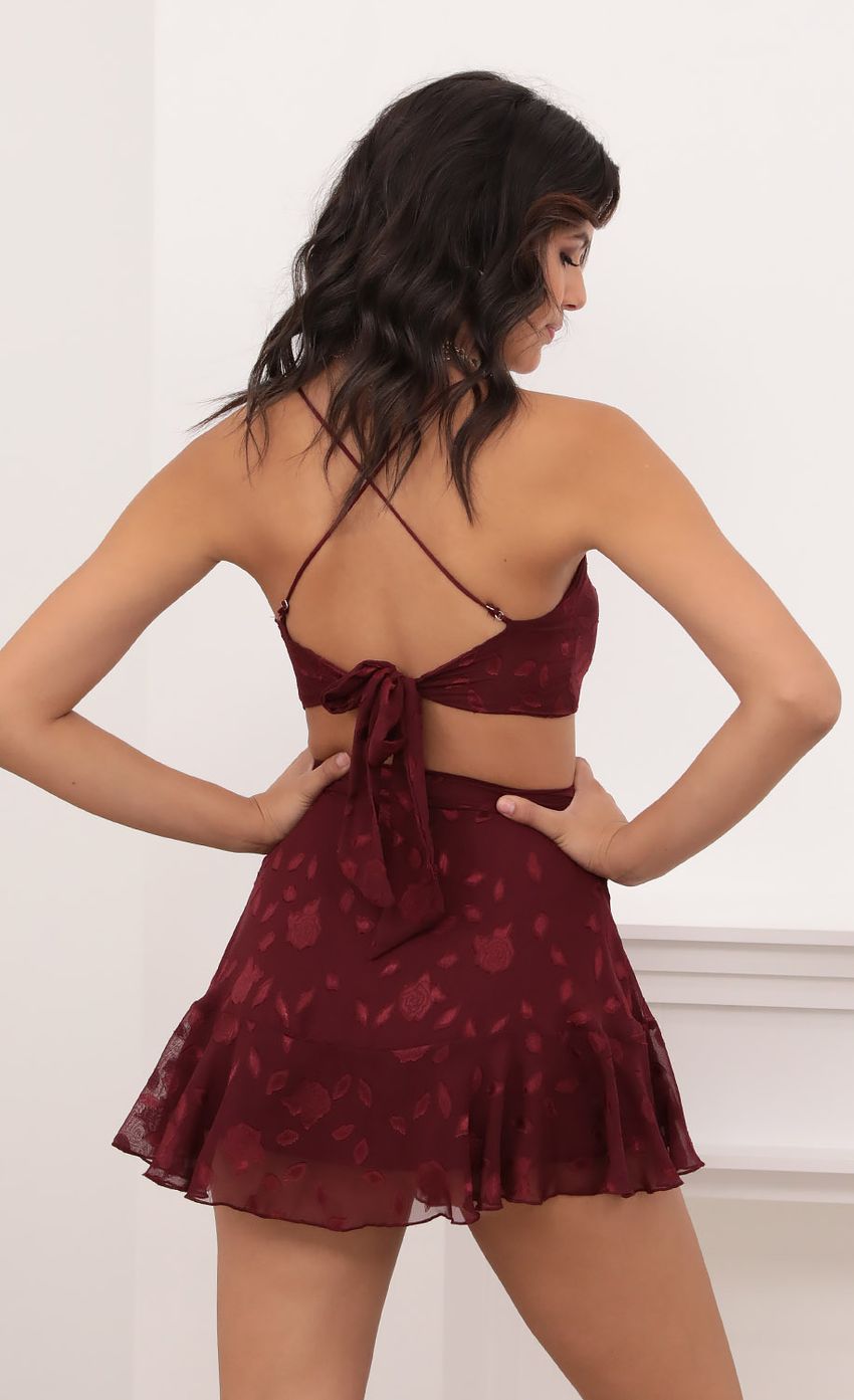 Picture Maria Wrap Set in Merlot Floral Chiffon. Source: https://media.lucyinthesky.com/data/Oct20_1/850xAUTO/1V9A4392.JPG