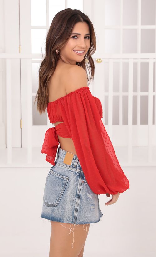 Picture Sadie Top in Red Polka Dot. Source: https://media.lucyinthesky.com/data/Oct21_1/500xAUTO/1V9A0027.JPG