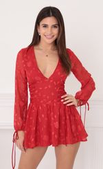 Picture Akari Floral Chiffon Dress in Red. Source: https://media.lucyinthesky.com/data/Oct21_2/150xAUTO/1V9A2047.JPG