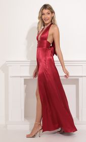 Picture thumb Waverly Maxi Satin Dress in Burgundy. Source: https://media.lucyinthesky.com/data/Oct21_2/170xAUTO/2V9A0303.JPG
