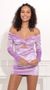 Picture Jolene Off Shoulder Velvet Dress in Lavender. Source: https://media.lucyinthesky.com/data/Oct21_2/50x90/1V9A0278.JPG