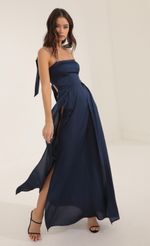Picture Gala Marble Satin Maxi Dress in Turquoise. Source: https://media.lucyinthesky.com/data/Oct22/150xAUTO/fffe69aa-edc1-484c-b477-22cd7c2b60da.jpg