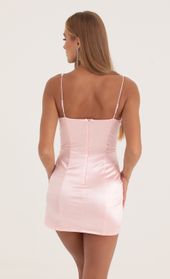 Picture thumb Arlo Satin Corset Dress in Pink. Source: https://media.lucyinthesky.com/data/Oct22/170xAUTO/1817a779-f659-4a65-9d02-c36f817a8fb0.jpg