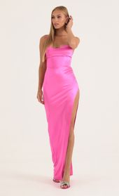 Picture thumb Harley Satin Corset Maxi Dress in Pink. Source: https://media.lucyinthesky.com/data/Oct22/170xAUTO/351c2740-3d83-4427-9a83-ae833405eaf0.jpg