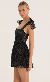Picture thumb Jacqueline Glitter Mesh Print Dress in Black. Source: https://media.lucyinthesky.com/data/Oct22/170xAUTO/4e9709ab-67fd-4c1d-a734-920c4c2dd948.jpg