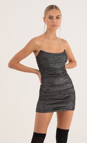 Picture thumb Rhiannon Glitter Corset Bodycon Dress in Black. Source: https://media.lucyinthesky.com/data/Oct22/170xAUTO/586a40ae-94d0-4bd6-9de8-7f2291d731f2.jpg