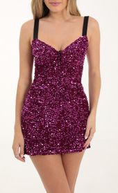 Picture thumb Kahri Velvet Sequin Hook and Eye Dress in Mauve. Source: https://media.lucyinthesky.com/data/Oct22/170xAUTO/aeeb836c-0d15-47ea-b8f9-a973dee78dbe.jpg
