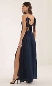 Picture thumb Gala Crepe Rhinestone Strap Maxi Dress in Navy. Source: https://media.lucyinthesky.com/data/Oct22/170xAUTO/bce2d4a1-1c8f-44d3-95fe-7aec70adc067.jpg