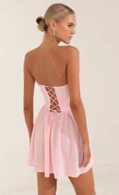 Picture thumb Glinda Crepe Corset Dress in Pink. Source: https://media.lucyinthesky.com/data/Oct22/170xAUTO/c14b85e6-30fe-4279-9890-c02b3607f952.jpg