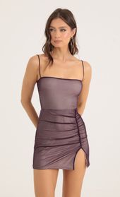Picture thumb Risa Mesh Bodycon Dress in Purple. Source: https://media.lucyinthesky.com/data/Oct22/170xAUTO/c5e27044-bfe3-4bde-ad87-a26b432d373d.jpg