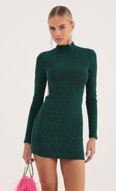 Picture thumb Agnes Dotted Knit Open Back Dress in Green. Source: https://media.lucyinthesky.com/data/Oct22/170xAUTO/d1d74f8e-b796-4369-aace-501b95705949.jpg
