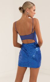 Picture thumb Talisa Sequin Open Back Bodycon Dress in Blue. Source: https://media.lucyinthesky.com/data/Oct22/170xAUTO/dbb20bba-e3f9-4268-b588-d3d0f3d6dcd3.jpg